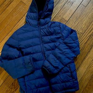 Kids Blue Puffer Jacket. Boys or girls. Good condition.